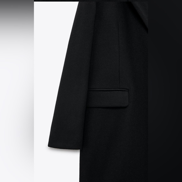 Zara Wool Menswear Style Coat Limited Edition Size XS - Picture 6 of 10